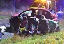 Frontale botsing zorgt voor twee zwaargewonden – Weg bezaaid met brokstukken news-27092024-025314