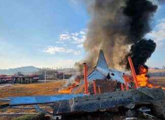 Passagiersvliegtuig crasht bij landing en botst tegen muur in Zuid-Korea. passagiersvliegtuig-crasht-bij-landing-en-botst-tegen-muur-in-zuid-korea