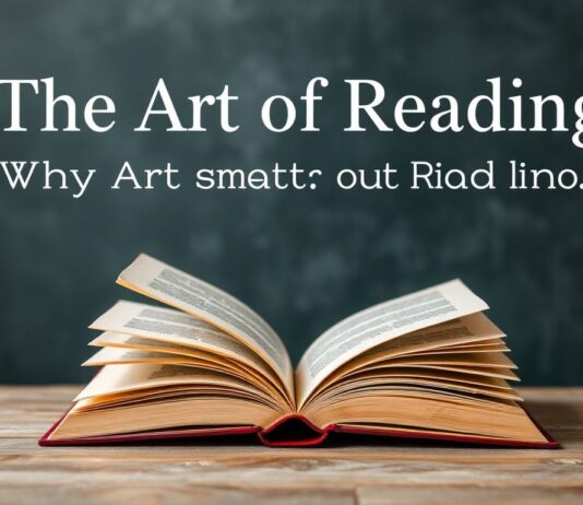 De Kunst van het Lezen: Waarom Boeken Onze Verstand Verrijken The Art of Reading: Why Books Enrich Our Minds
