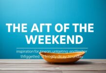 De Kunst van het Weekend: Inspiratie voor een Onvergetelijke Vrijdag tot Zondag The Art of the Weekend: Inspiration for an Unforgettable Friday to Sunday