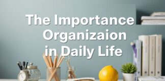 The Importance of Organization in Daily Life