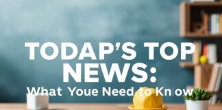 Today's Top News: What You Need to Know