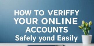 Here's the translation to English: "How to Verify Your Online Accounts Safely and Easily"